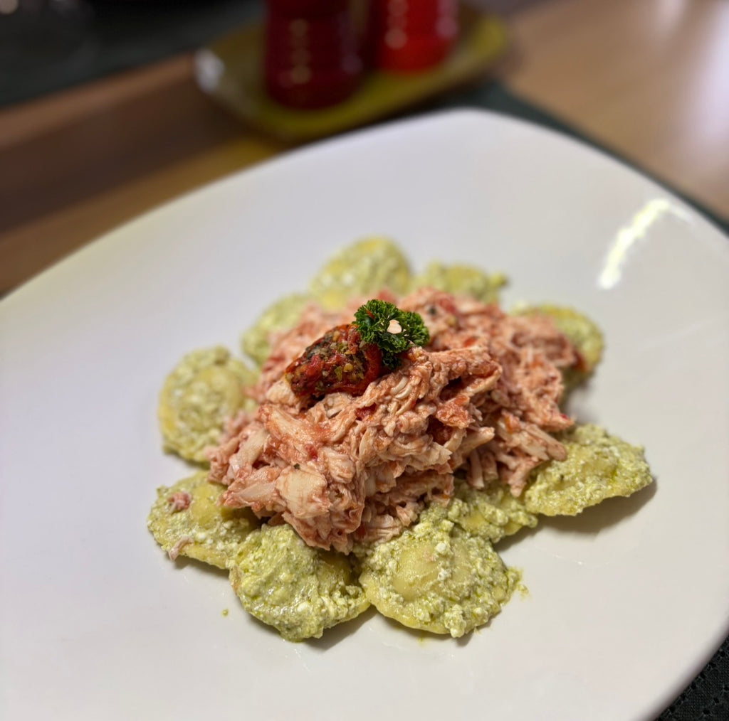 Pesto Chicken Ravioli